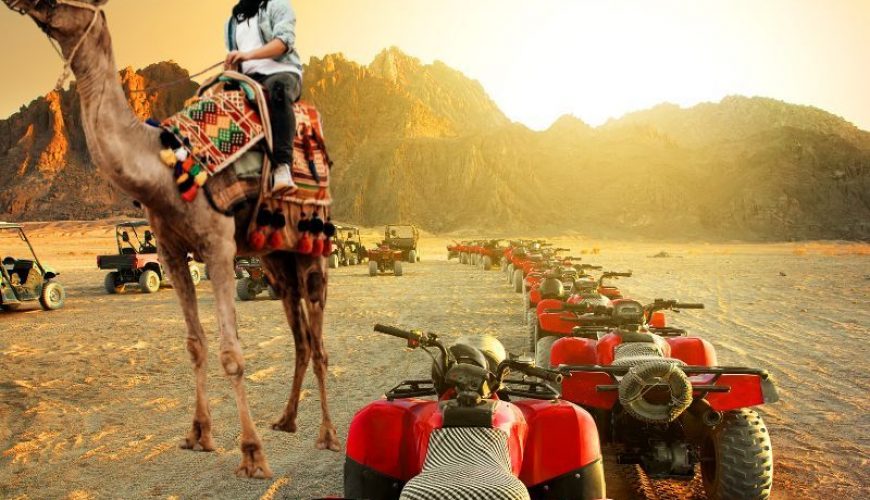 5-stündige Quad Tour Hurghada & Kamelritt